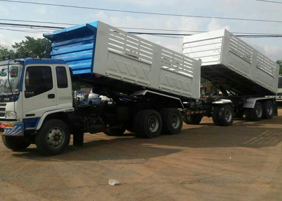 สิบล้อ อีซูชุ 270ยูโร1ปี43 แม่ลูก 3คาน ดั้มสามมิต สภาพดีสวยเดิมๆพร้อมใช้งาน ทะเบียนพร้อมโอน