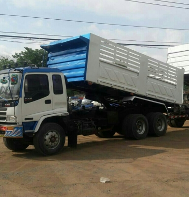 สิบล้อ อีซูชุ 270ยูโร1ปี43 แม่ลูก 3คาน ดั้มสามมิต สภาพดีสวยเดิมๆพร้อมใช้งาน ทะเบียนพร้อมโอน