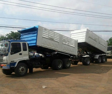 สิบล้อ อีซูชุ 270ยูโร1ปี43 แม่ลูก 3คาน ดั้มสามมิต สภาพดีสวยเดิมๆพร้อมใช้งาน ทะเบียนพร้อมโอน