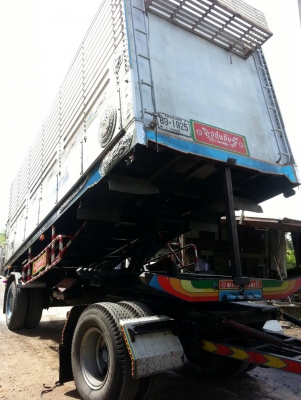 ขายหางพ่วง2เพลา ดั้ม อู่ซุ่นชัยแท้ ยาว6.50เมตร กระบะปรีเนียม รถสด/สวยมากๆ