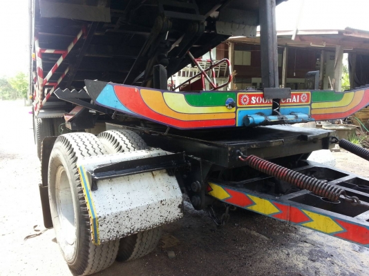 ขายหางพ่วง2เพลา ดั้ม อู่ซุ่นชัยแท้ ยาว6.50เมตร กระบะปรีเนียม รถสด/สวยมากๆ