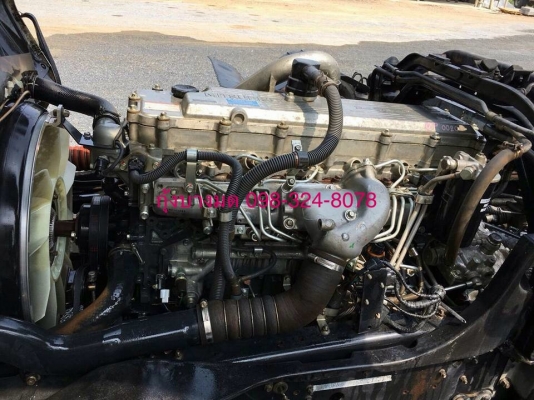 ขายรถบรรทุกดัมพ์ Mitsubishi เครื่อง 240 แรง ปี 57 ยางดี แอร์พร้อม