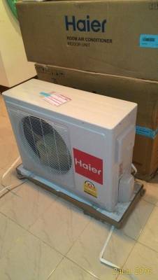ขาย Air Haier 18000 BTU (เป็นของใหม่) ยังไม่ได้ติดตั้ง 2 ชุด พร้อมสายท่อทองเเดงสำเร็จ ขายรวมกัน 2 ชุด 17000 บาท