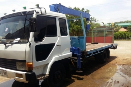 ลดราคาเหลือ 459000 บาท ขายรถบรรทุกหกล้อมิซูบิชิFk415H เครื่อง 6D14-1- เครื่อง 165 แรงม้าดีมาก ติดเคร