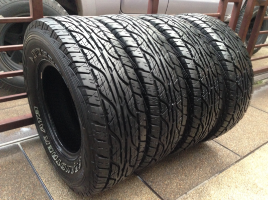 ยาง All Dunlop 30 9.5 R15 ปลายปี14 ดอกเต็มป้ายแดง ไม่มีปะ ใช้กันลืม ราคาสุดคุ้ม