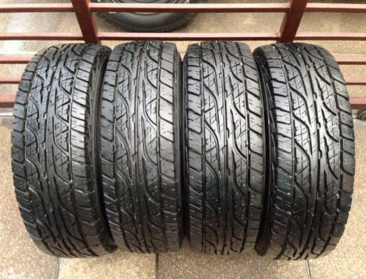 ยาง All Dunlop 30 9.5 R15 ปลายปี14 ดอกเต็มป้ายแดง ไม่มีปะ ใช้กันลืม ราคาสุดคุ้ม