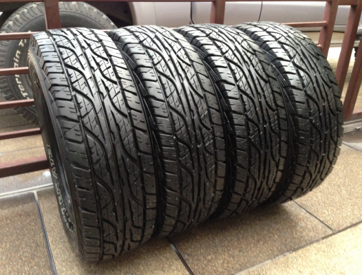 ยาง All Dunlop 30 9.5 R15 ปลายปี14 ดอกเต็มป้ายแดง ไม่มีปะ ใช้กันลืม ราคาสุดคุ้ม
