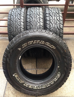 ยาง All Dunlop 30 9.5 R15 ปลายปี14 ดอกเต็มป้ายแดง ไม่มีปะ ใช้กันลืม ราคาสุดคุ้ม