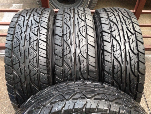 ยาง All Dunlop 30 9.5 R15 ปลายปี14 ดอกเต็มป้ายแดง ไม่มีปะ ใช้กันลืม ราคาสุดคุ้ม