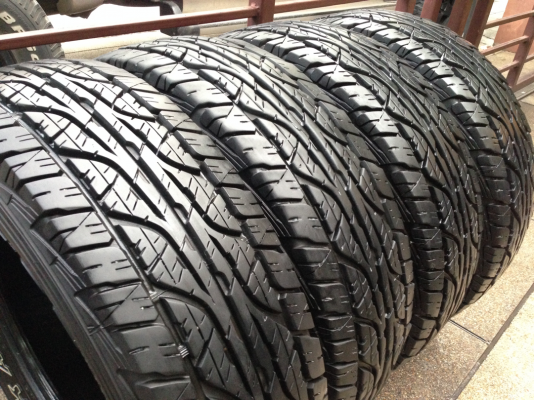 ยาง All Dunlop 30 9.5 R15 ปลายปี14 ดอกเต็มป้ายแดง ไม่มีปะ ใช้กันลืม ราคาสุดคุ้ม