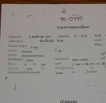 สิบล้อ หัวลาก อีซูชุ ร็อคกี้ 240นางฟ้า 2เพา สภาพดีสวยเดิมๆพร้อมใช้งาน ทะเบีบนพร้อมโอน สิบล้อ หัวลาก อีซูชุ ร็อคกี้ 240นางฟ้า 2เพา สภาพดีสวยเดิมๆพร้อมใช้งาน ทะเบีบนพร้อมโอน