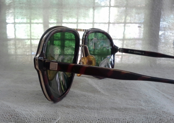 แว่นตาแบรนด์หรูอันดับหนึ่งของแผ่นดิน  Vintage DUNHILL handmade in Germany  ซุปเปอร์บิ๊กไซซ์!!!