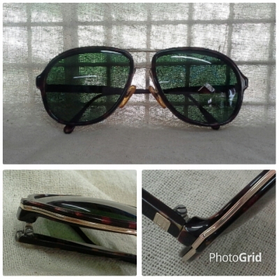 แว่นตาแบรนด์หรูอันดับหนึ่งของแผ่นดิน  Vintage DUNHILL handmade in Germany  ซุปเปอร์บิ๊กไซซ์!!!