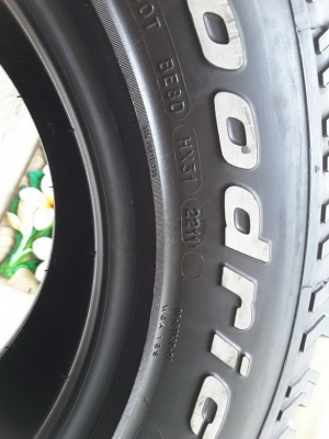 BF All USA. 265/70/16 ปี11 สภาพสวยๆ 1ชุด BF All USA. 265/70/16 ปี11 สภาพสวยๆ 1ชุด