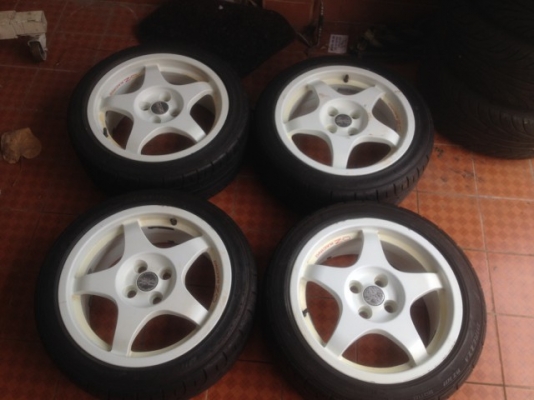 ล้อเเท้ ENKEI 15 กว้าง 6 นิ้วครึ่งอ๊อฟ 45 4รู100 สีเดิมๆเก่าญี่ปุ่นเเท้สภาพสวย ล้อเเท้ ENKEI 15 กว้าง 6 นิ้วครึ่งอ๊อฟ 45 4รู100 สีเดิมๆเก่าญี่ปุ่นเเท้สภาพสวย