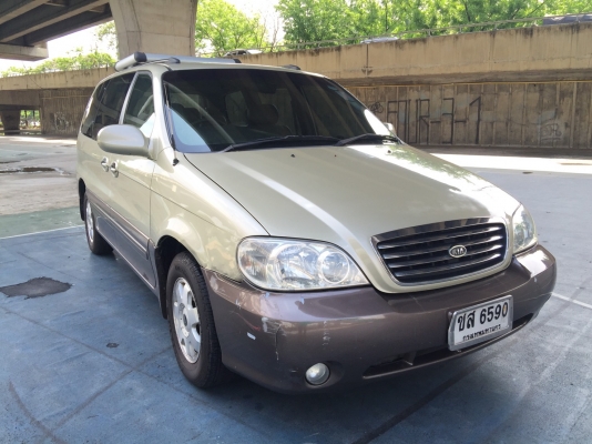 2004 KIA CANIVAL 2.4 GS รถสวย หน้าเดิม หลังเดิม มีรอยตามการใช้งานบ้างนิดหน่อย