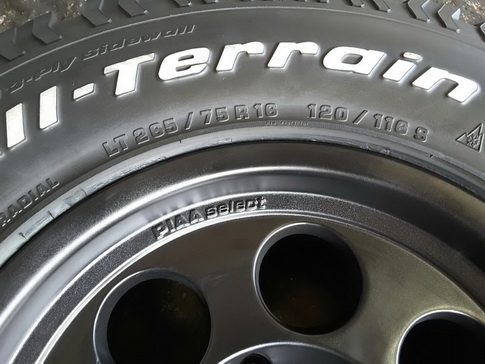 ล้อ Piaa + BF All USA. 265/75/16 ปี09 สวยๆ 1ชุด