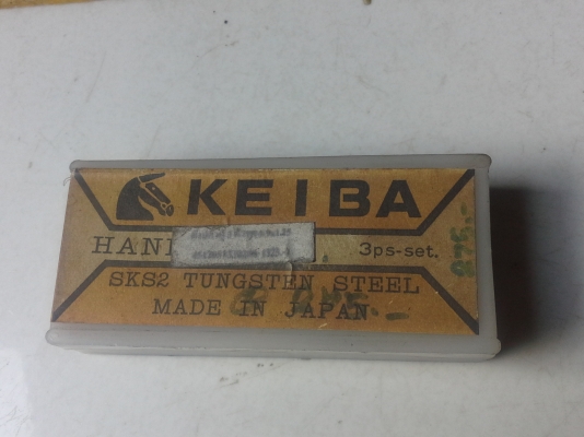 ดอกต๊าปเกลียว ยี่ห้อ KEIBA จากญี่ปุ่น ขนาดพิเศษ M9 * 1.25 มม. 1 กล่อง 3 ดอก