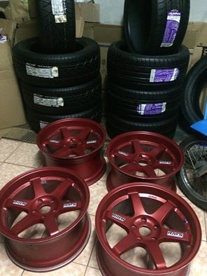ขายล้อ Te37 18" 9.5-10.5