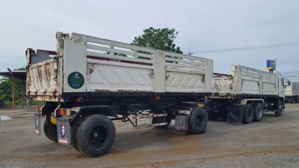 ขาย HINO MEGA 320 แรงม้า แม่ลูกดั้มสามมิตร ปี 48 ขาย HINO MEGA 320 แรงม้า แม่ลูกดั้มสามมิตร ปี 48