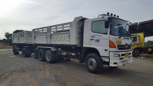 ขาย HINO MEGA 320 แรงม้า แม่ลูกดั้มสามมิตร ปี 48 ขาย HINO MEGA 320 แรงม้า แม่ลูกดั้มสามมิตร ปี 48