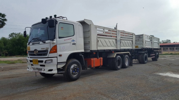 ขาย HINO MEGA 320 แรงม้า แม่ลูกดั้มสามมิตร ปี 48