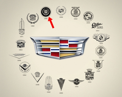 Logo Cadillac Eldorado &amp; Seville ปี 1980-1988