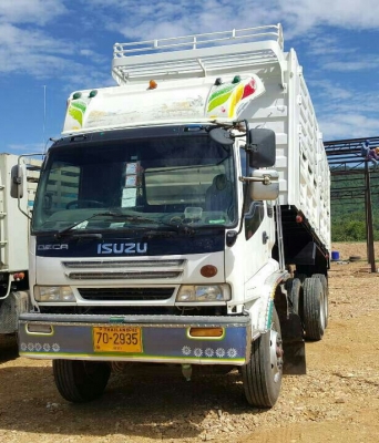 สิบล้อ อีซูชุ Dega 320ปี48 แม่ดั้ม+ลูก3คานไม่ดั้ม รถสภาพดีสวยเดิมๆพร้อมใช้ ทะเบียนพร้อมโอน