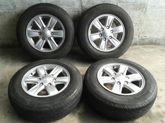 ขอบ16นิ้ว6รู อีสุ พร้อมยาง สวยๆ 4 ล้อ ราคา 7300 บาท