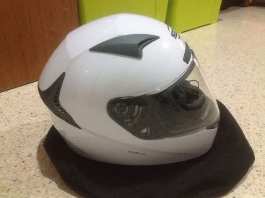 หมวกกันน็อค SPARCO CLUB X1 มือสองญี่ปุ่นสภาพใหม่90เปอรเซนอัฟถุงใส่ครบ