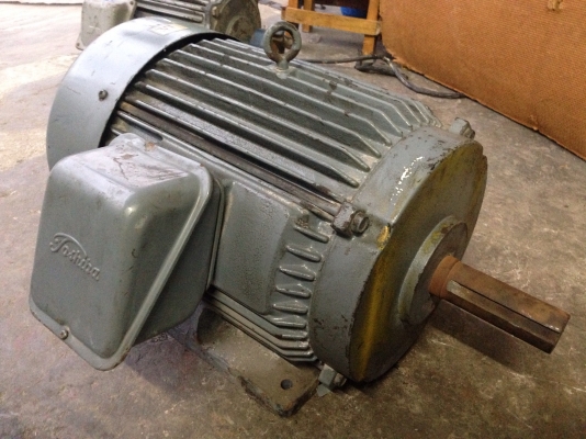 ขายมอเตอร์ Toshiba 20HP. 1450rpm. 380V สภาพสวยเดิมๆ วิ่งนิ่ม พร้อมใช้งาน