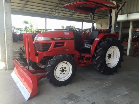 ขายรถไถยันมาร์ EF494T(4WD)2เพลา ขายพร้อมอุปกรณ์ ใบมีดดันดินหน้าและผานพรวน ราคา 438,000 บาท สนใจโทร 081-9136451 หรือ ขอดูรูปผ่านทาง line:bow6451 ค่ะ