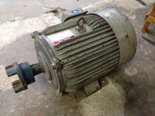ขายมอเตอร์ Mitsubishi 10HP. 2900rpm. 380V รอบเร็วหายาก สภาพสวยเดิมๆ วิ่งนิ่ม พร้อมใช้งาน