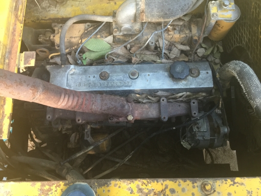 ขายตามสภาพ...รถขุด PC120-3 โซ่แผ่นไม่มี ตัวเดินเสีย มีบุ้งกี้..