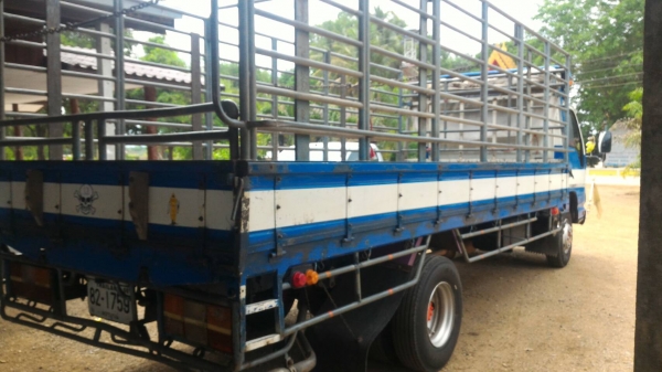 หกล้อ อีซูชุ NQR175ปี50 แอร์ พ.เวอร์ ยางเรเดียล ช่วงยาว5.50ม สภาพดีสวยบางเดิมไม่มีทีติพร้อมวิ่งงาน เล่มทะเบียนพร้อมโอน รถบ้านแท้สวยๆน่าใช้