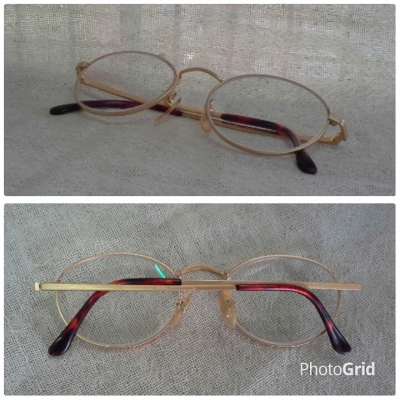 แว่นสายตายาวทำมือที่งดงามที่สุด  Vintage LEOPARD handcrafted in Japan 18KGP