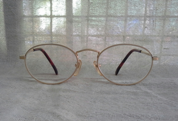 แว่นสายตายาวทำมือที่งดงามที่สุด  Vintage LEOPARD handcrafted in Japan 18KGP