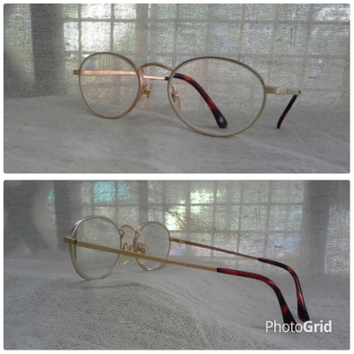 แว่นสายตายาวทำมือที่งดงามที่สุด  Vintage LEOPARD handcrafted in Japan 18KGP