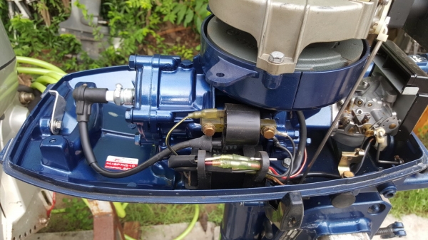 ขายเครื่องเรือ Nissan 5HP หางสั้น