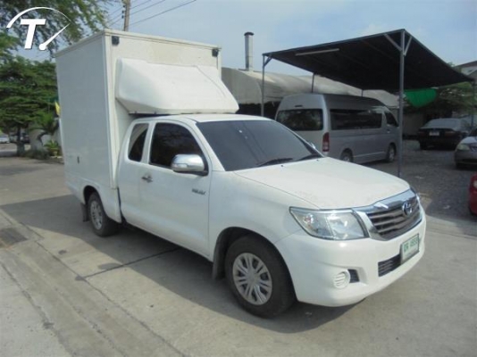 TOYOTA HILUX VIGO, 2.7 G X-TRA CAB POWER ปี2013สีขาว เกียร์ธรรมดา ติดแก๊ส LPG