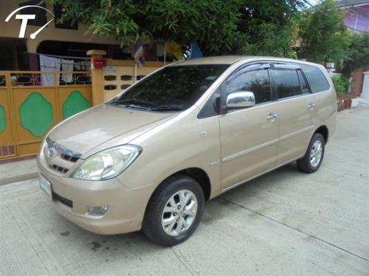 TOYOTA INNOVA, 2.0 V โฉม ปี05-09สีบรอนซ์ทอง เกียร์ออโต้ ทะเบียน ศส6128 กรุงเทพฯ