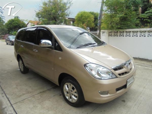 TOYOTA INNOVA, 2.0 V โฉม ปี05-09สีบรอนซ์ทอง เกียร์ออโต้ ทะเบียน ศส6128 กรุงเทพฯ