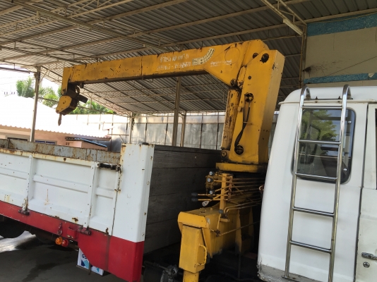 ขายรถบรรทุก 6 ล้อ Hino  ช่วงยาว พร้อมเครน (รถห้าง)