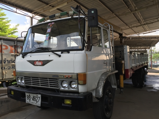 ขายรถบรรทุก 6 ล้อ Hino  ช่วงยาว พร้อมเครน (รถห้าง)