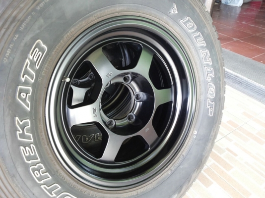 ล้อลาย te37x พร้อมยาง dunlop grandtrek at3 ขอบ 16