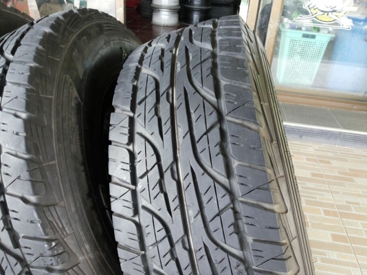 ล้อลาย te37x พร้อมยาง dunlop grandtrek at3 ขอบ 16
