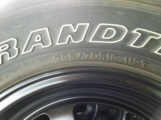 ล้อลาย te37x พร้อมยาง dunlop grandtrek at3 ขอบ 16