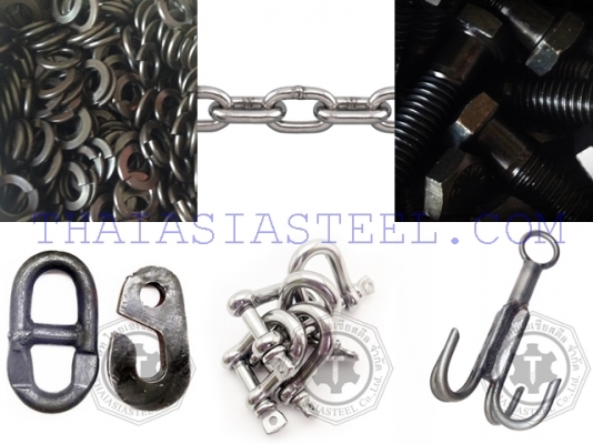 รับสั่งทำและจัดจำหน่าย ฮาร์ดแวร์สลักภัณฑ์สแตนเลส สำหรับงานอุตสาหกรรม งานก่อสร้าง และอุปกรณ์เรือประมง