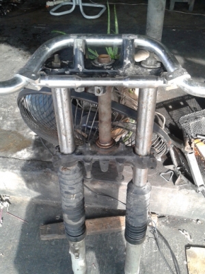 โช้คและแผงคอ Honda วิบาก 250 ซีซี