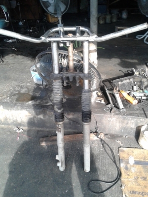 โช้คและแผงคอ Honda วิบาก 250 ซีซี